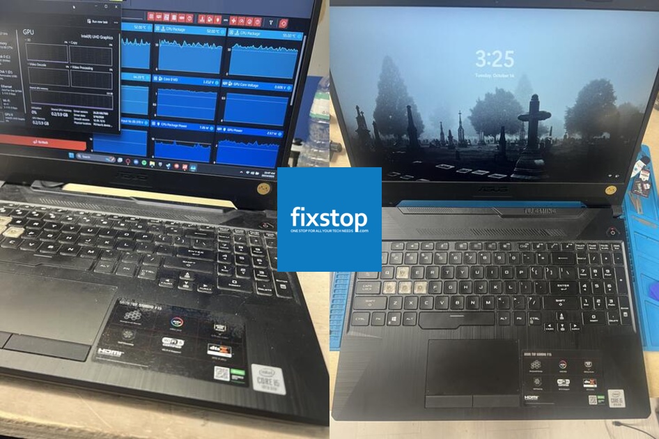 gaming laptop running slow overheating repair ucf