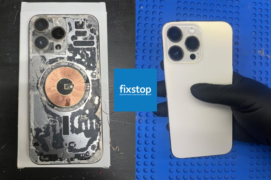 iphone back glass repair after diy attempt